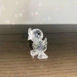 Vintage Swarovski crystal duck